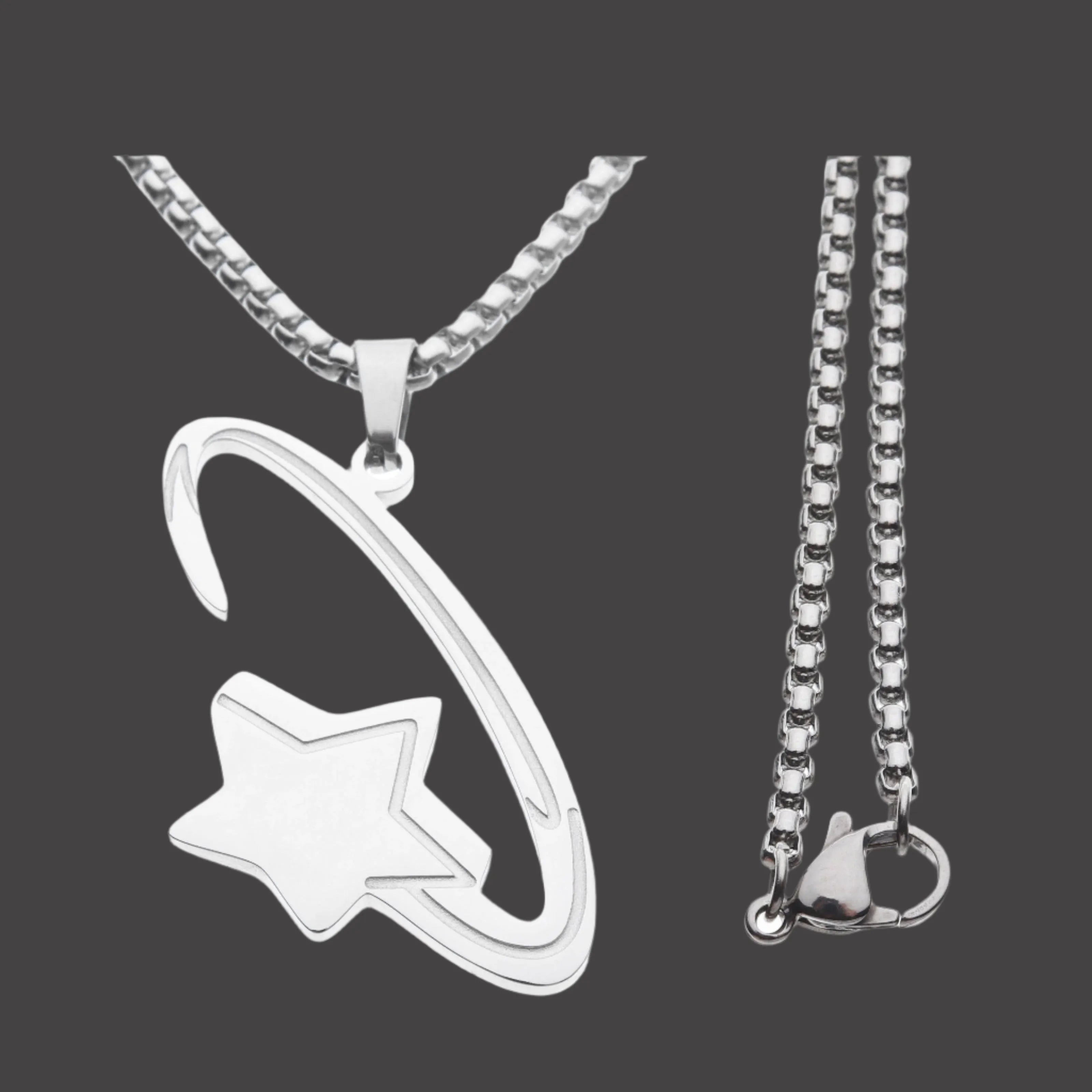 Pop Smoke Shooting Star Woo Necklace