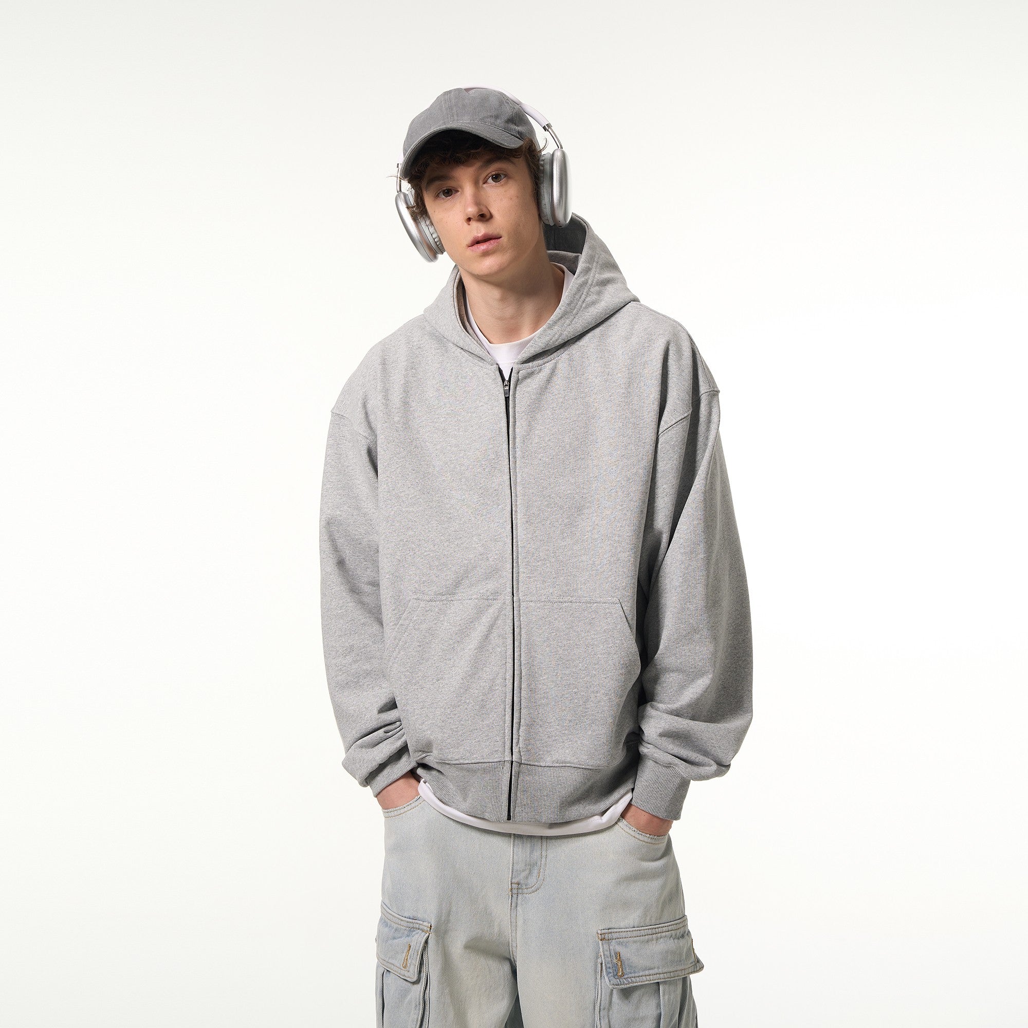 &quot;Grey Wolf&quot; Boxy Heavy Jacket