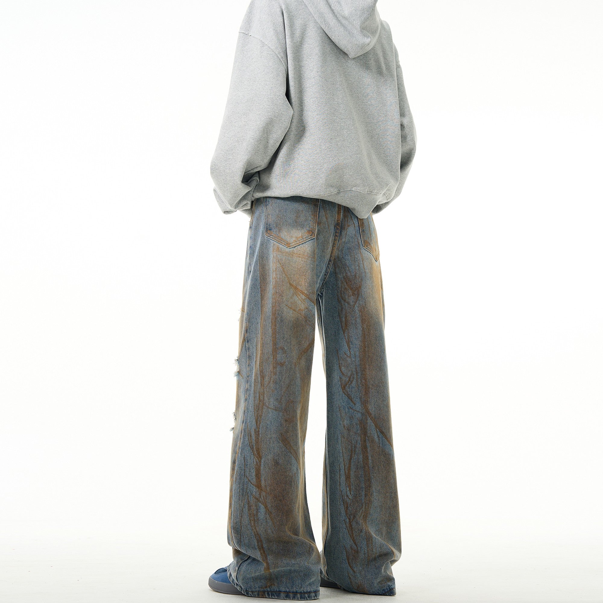 &quot;MUD&quot; Baggy Dirtyfit Jeans