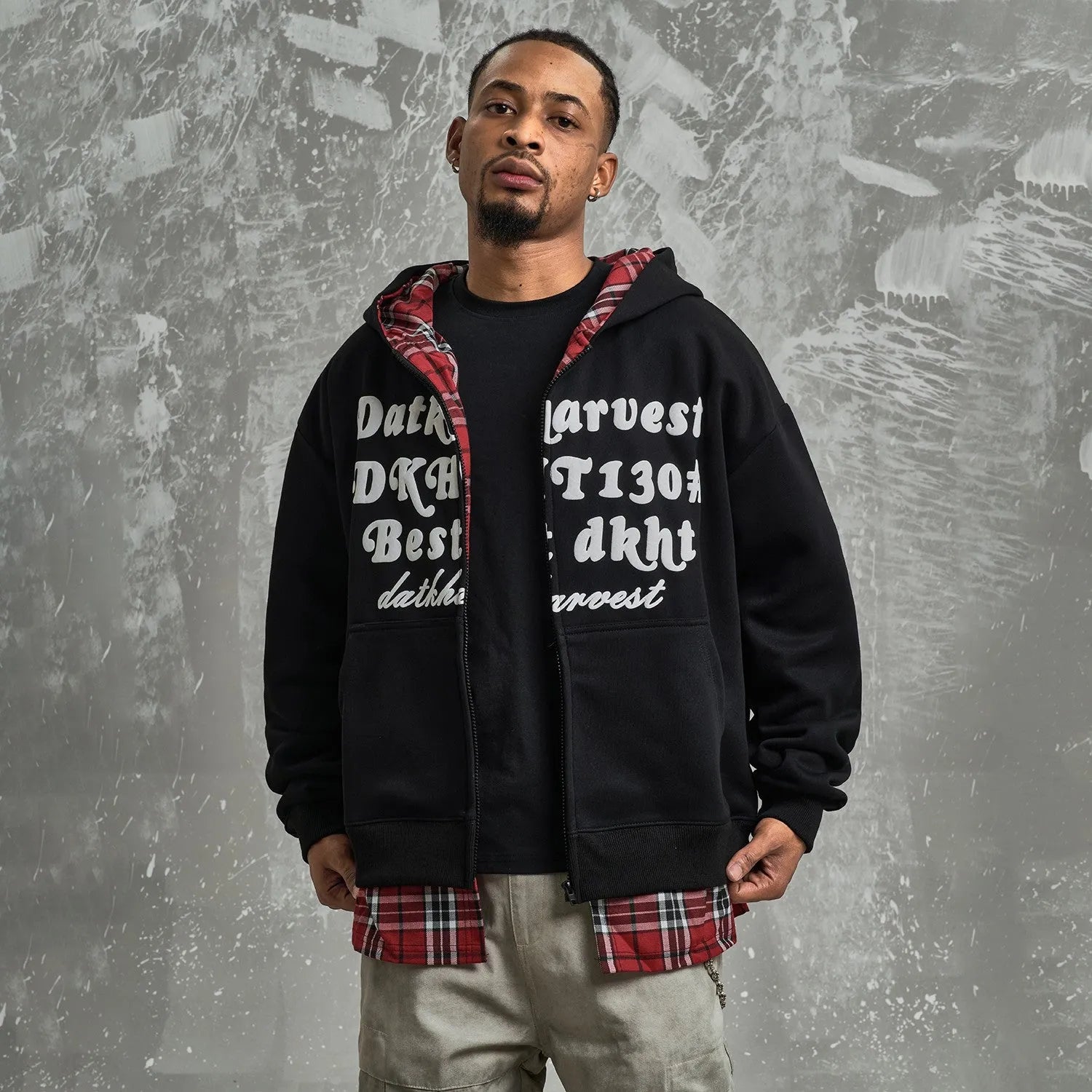 DKHT Zipped Up Hoodie