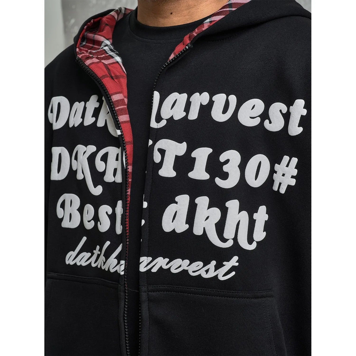 DKHT Zipped Up Hoodie