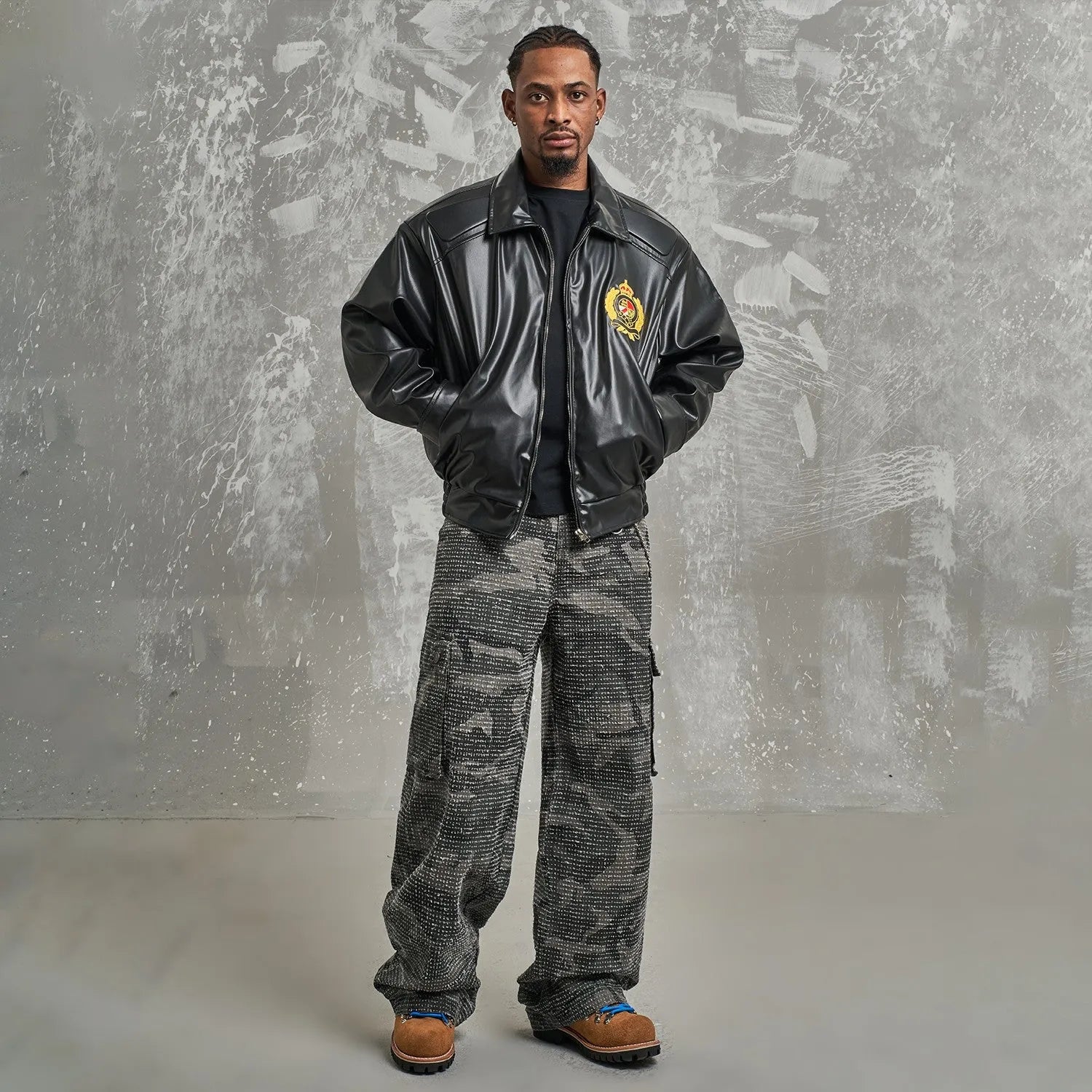 White Wash Camouflage Pants