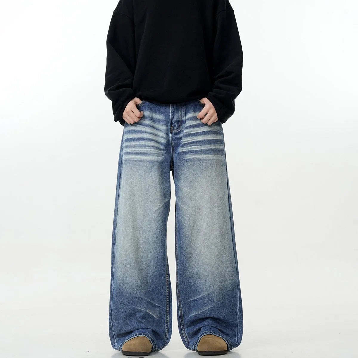 90s Washed Baggy Jeans