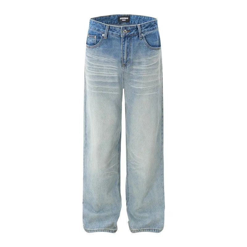 Washed Baggy Jeans