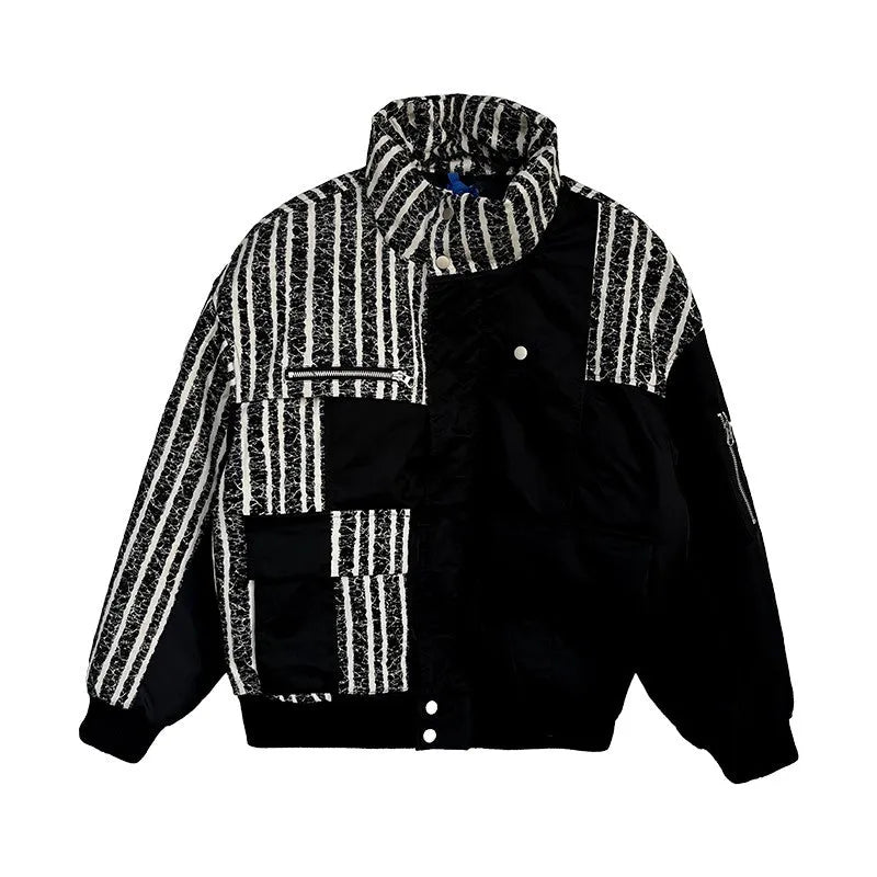 Stripe Up Puffer Jacket