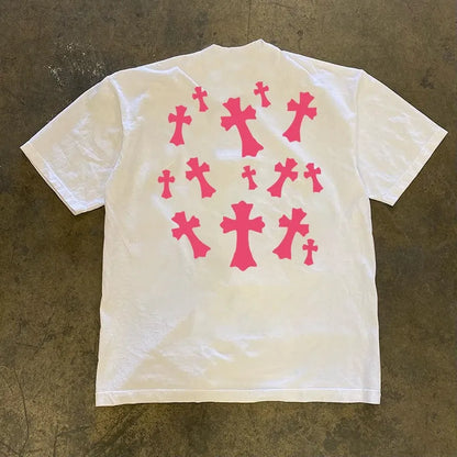 Pink Cross Tee