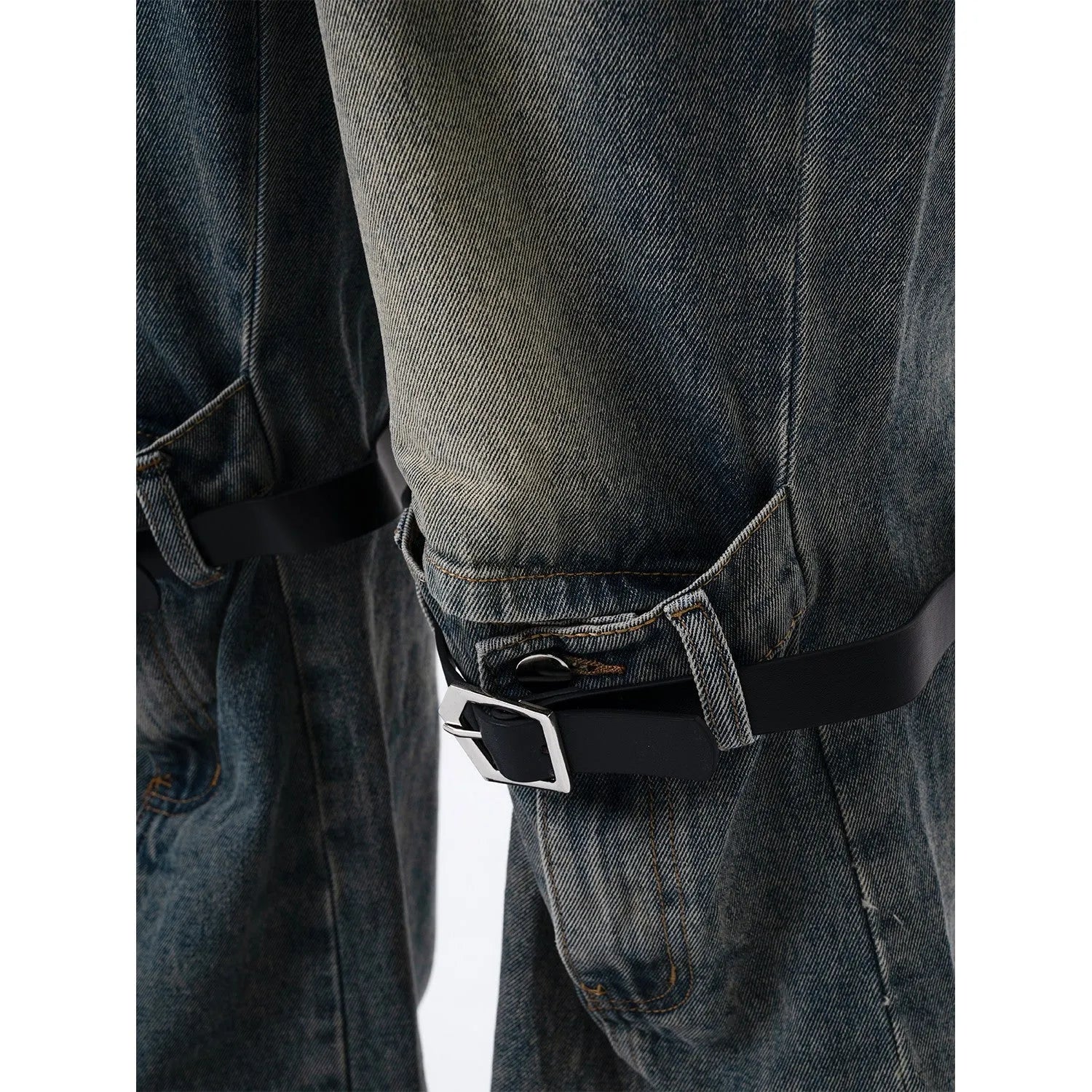 Detachable Straps Casual Pants