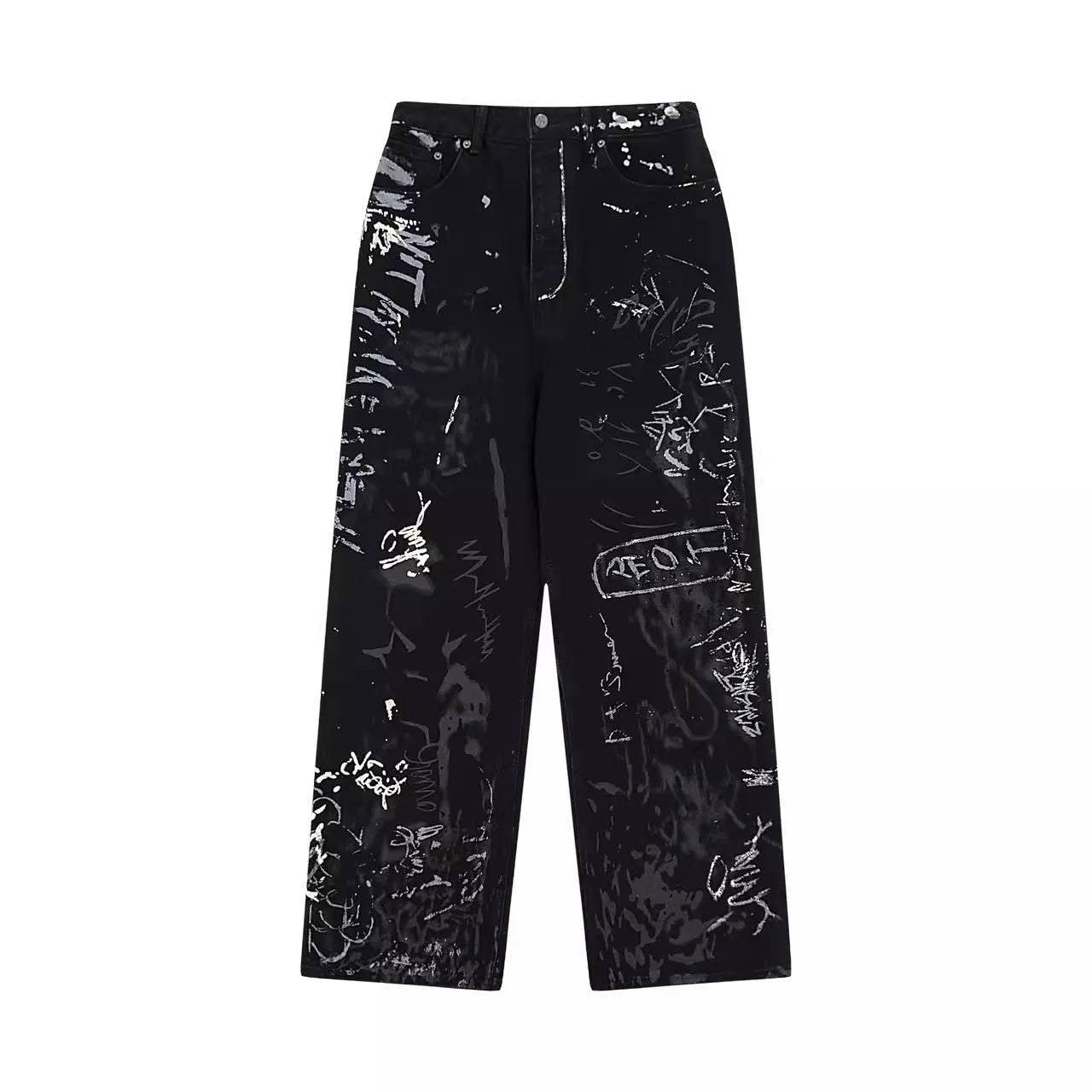 Graffiti Flow Loose Pants