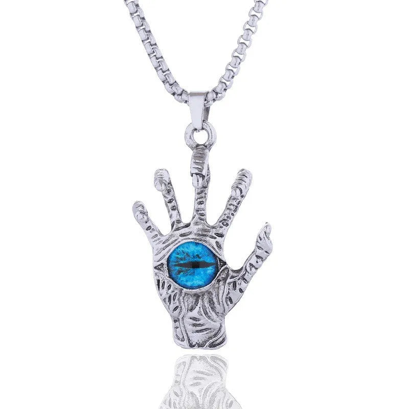 Palm Evil Eye Necklace