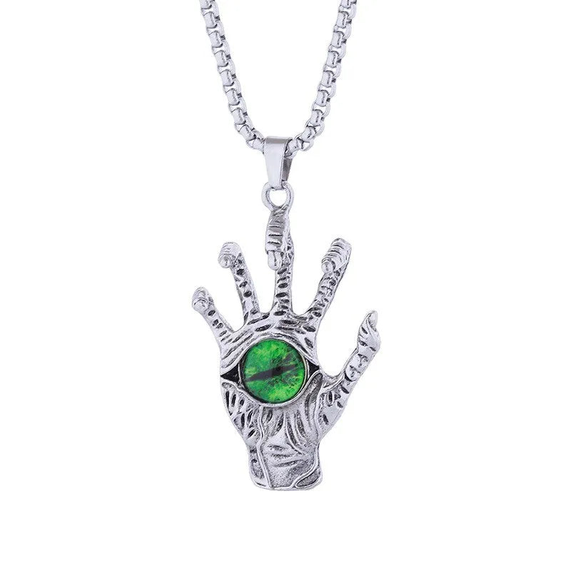 Palm Evil Eye Necklace