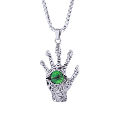 Palm Evil Eye Necklace