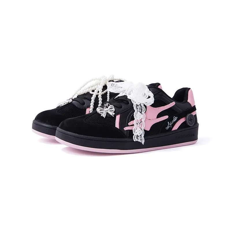 Killwinner Black x Pink Sneakers