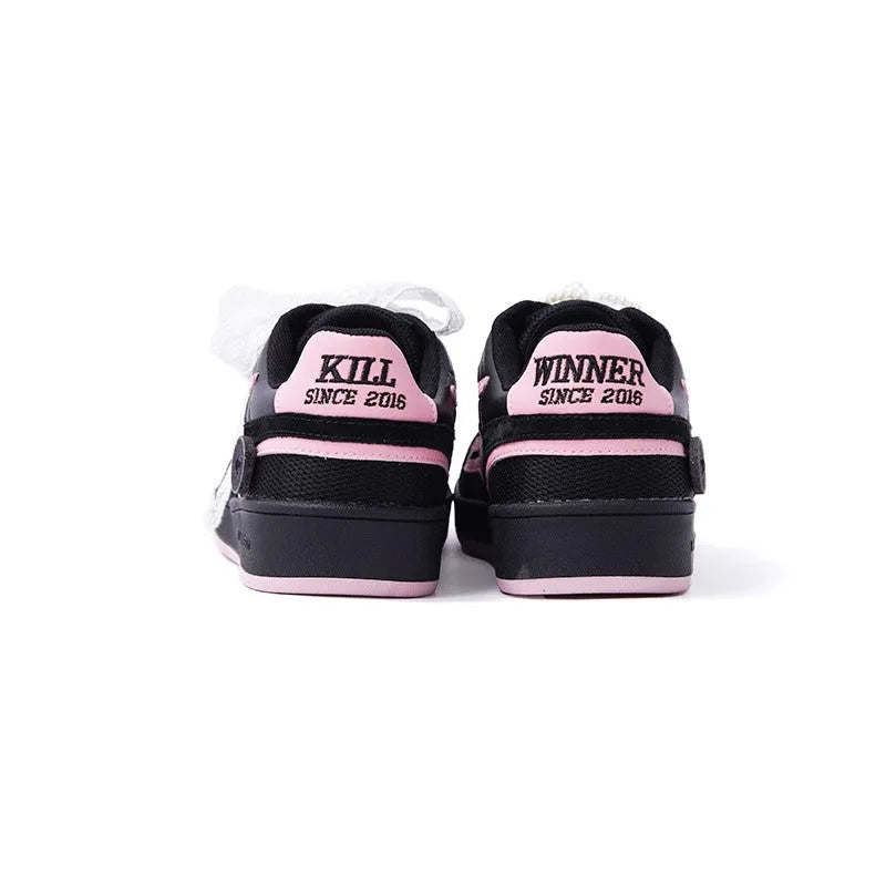 Killwinner Black x Pink Sneakers