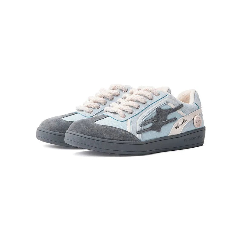 Killwinner Grey x Blue Retro Shoes