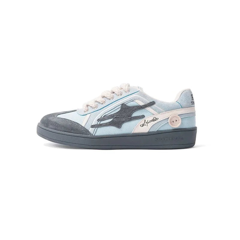 Killwinner Grey x Blue Retro Shoes