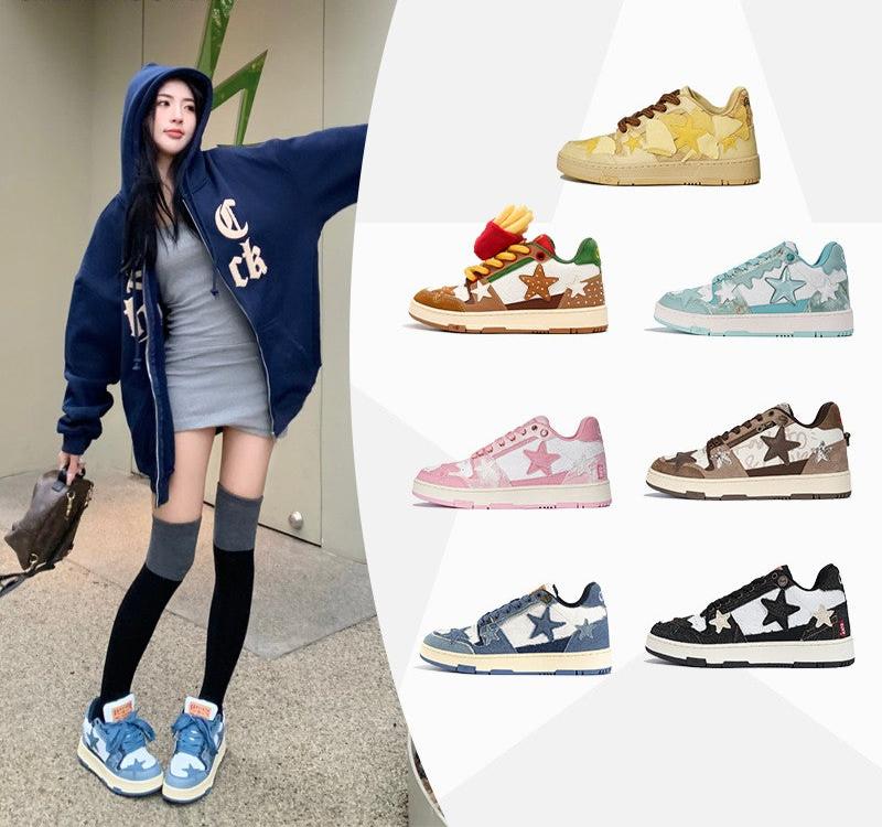 Denim Star Skater Shoes