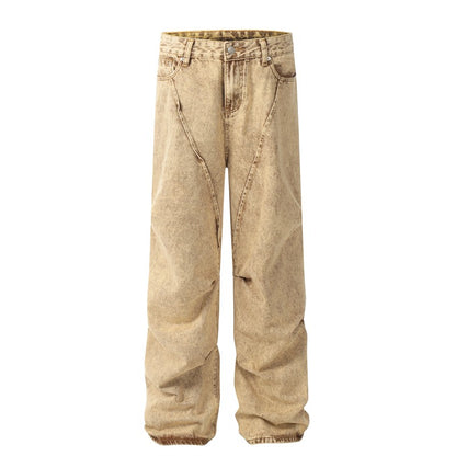 Sandstone Wash Cargo Trousers