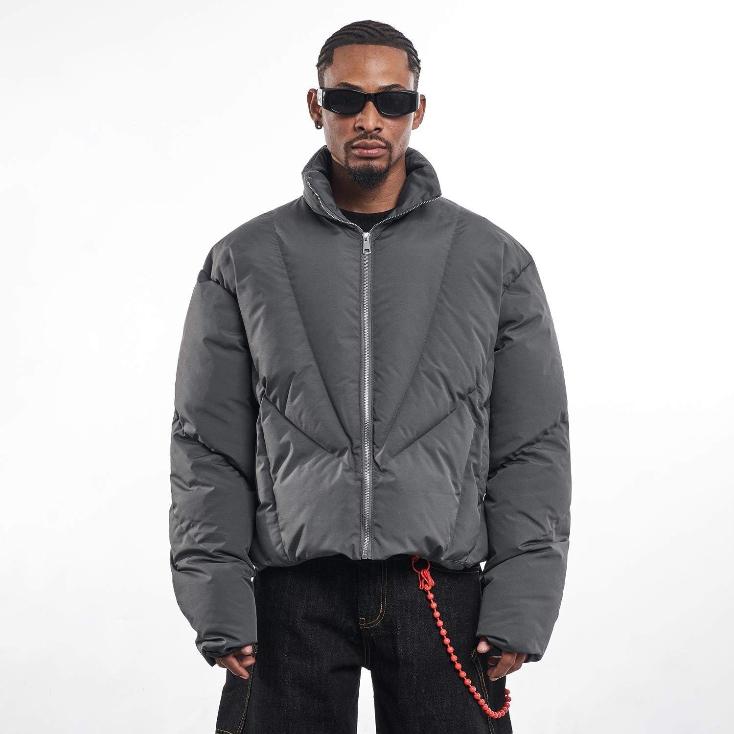 Deconstructed Line Puffer Jacket