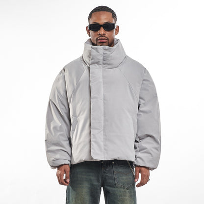 Casual Stand Up Collar Winter Jacket