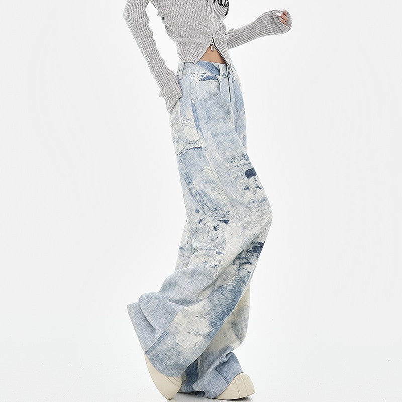 Tie Dye Wide Leg Pants