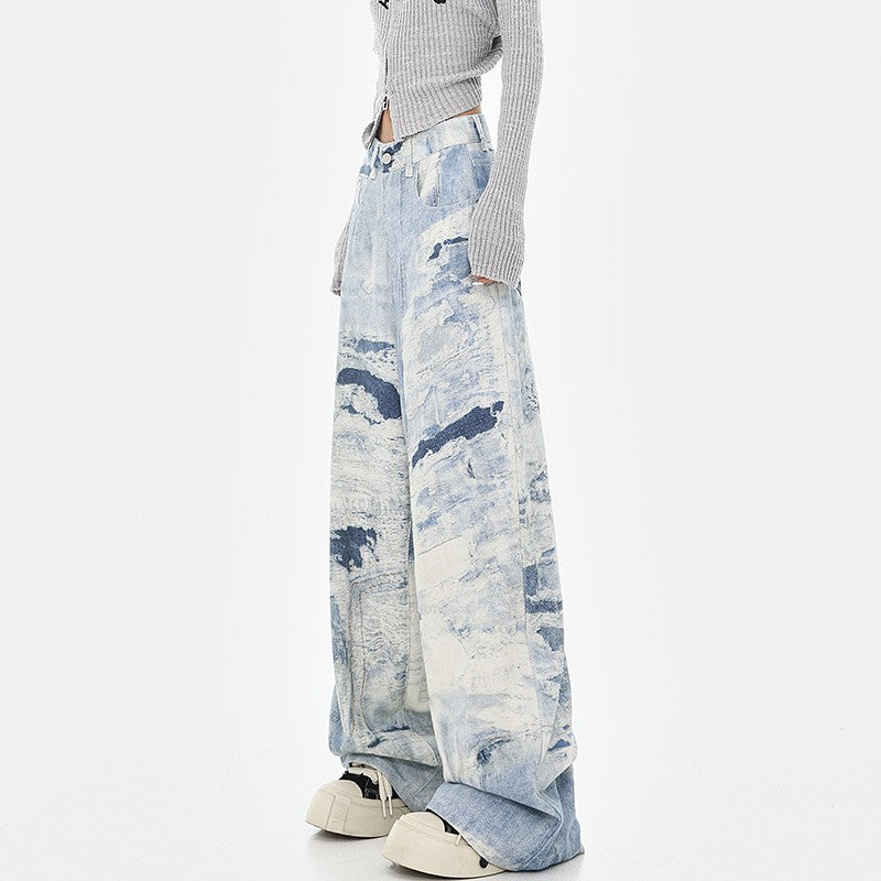 Tie Dye Wide Leg Pants