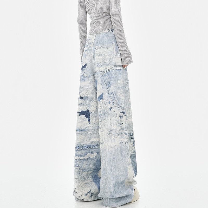 Tie Dye Wide Leg Pants