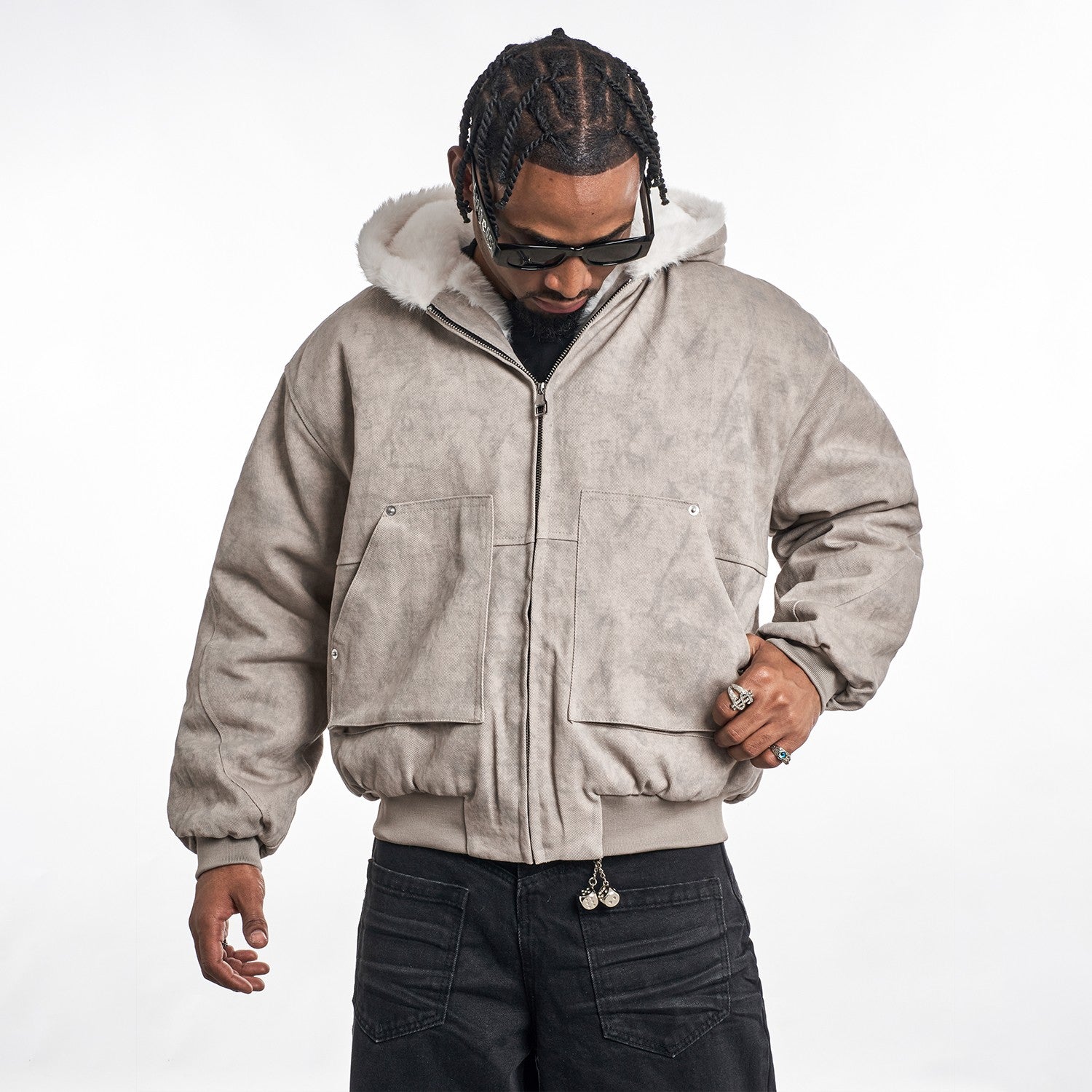 Marble Fleece Jacket