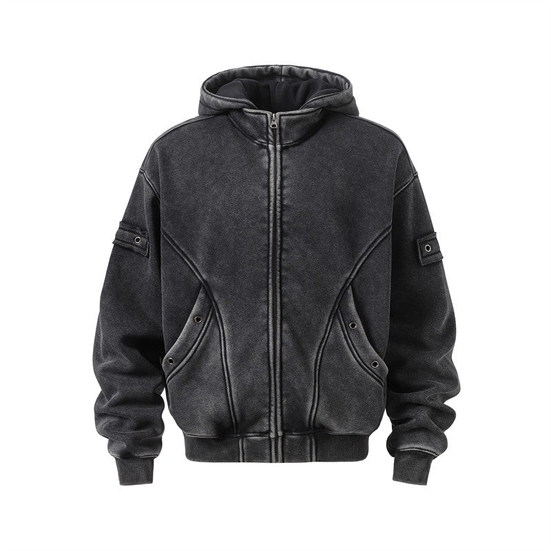 Edgy Utility Hoodie