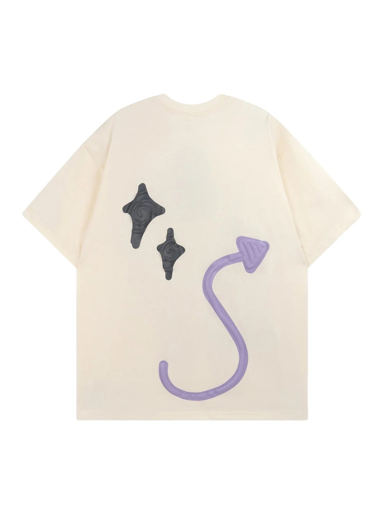 Icon Skull Letter Foam T-shirt