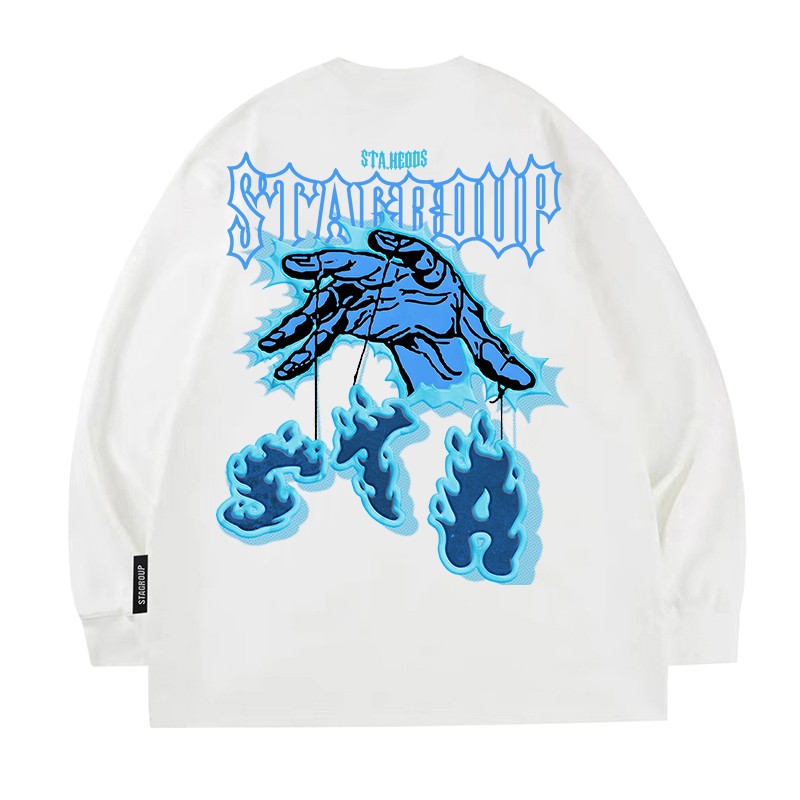 Flame Grip Oversized Long Sleeves