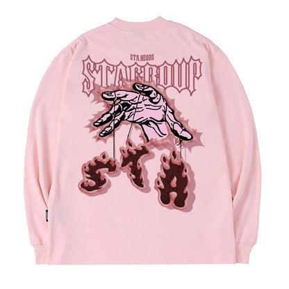 Flame Grip Oversized Long Sleeves