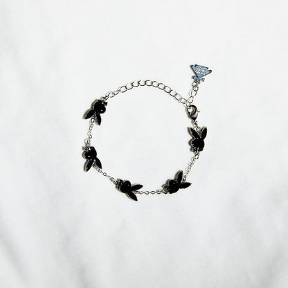 DONSMOKE X PLAYBOY Stacked Bracelet | Black Agate 