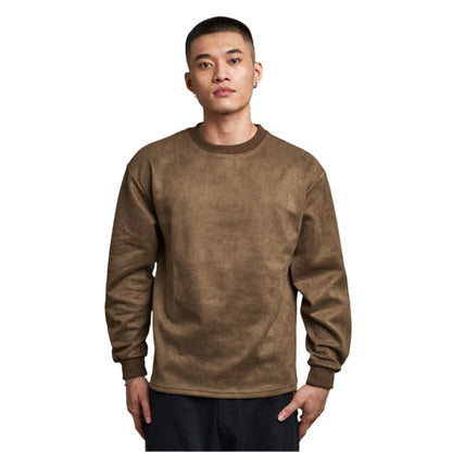 Suede Sweatshirt