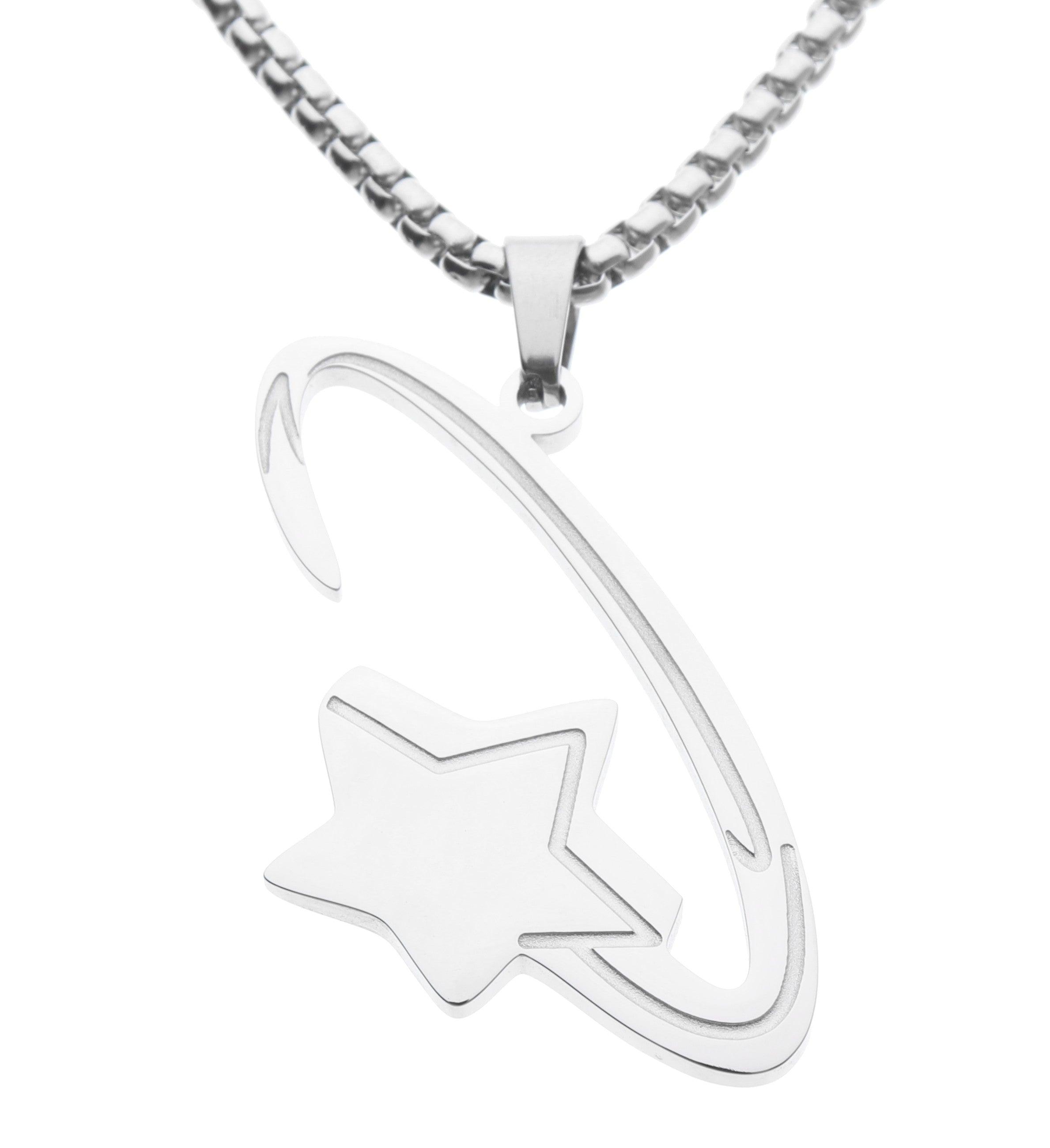 Pop Smoke Shooting Star Woo Necklace | Pendant - Keystreetwear