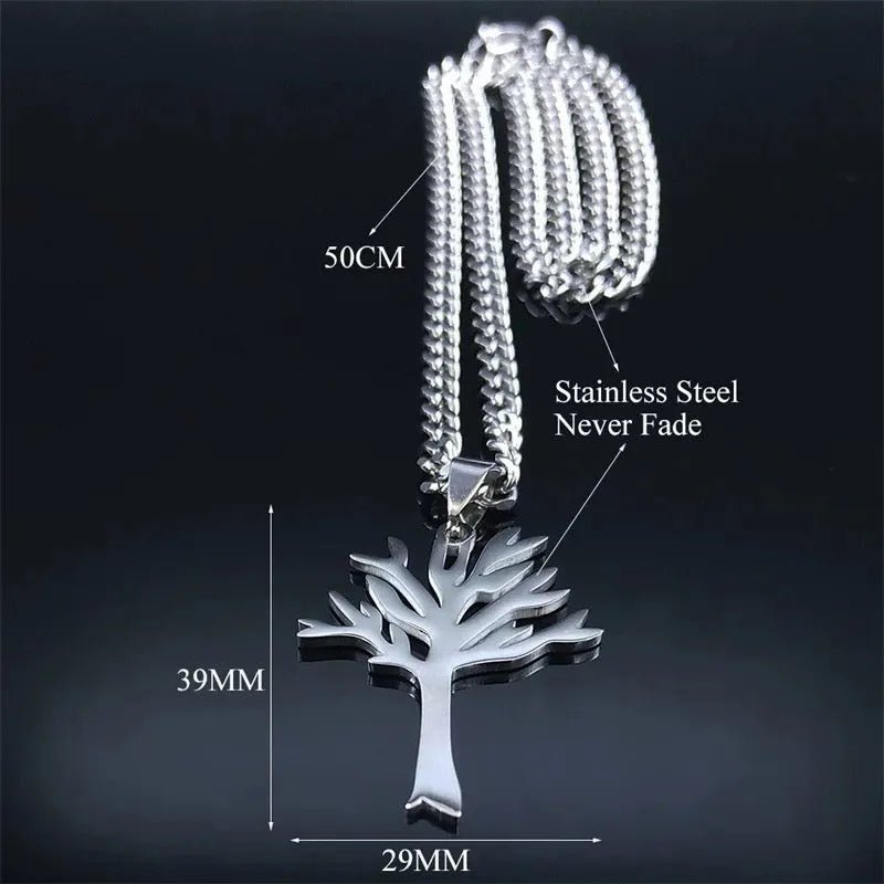 XXX Leafless Tree Necklace