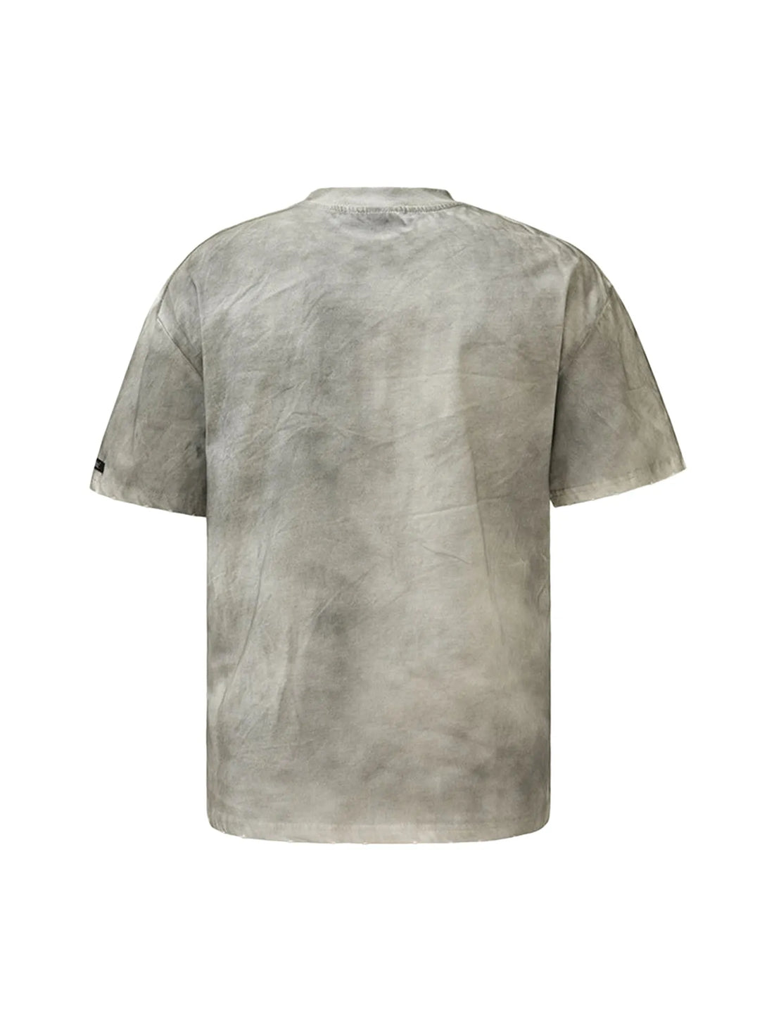 Mud-dyed Dirty Spray Cross Tee