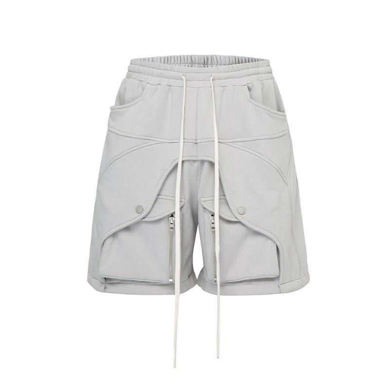 Heavy-Duty Deconstructed Silhouette Shorts - Keystreetwear