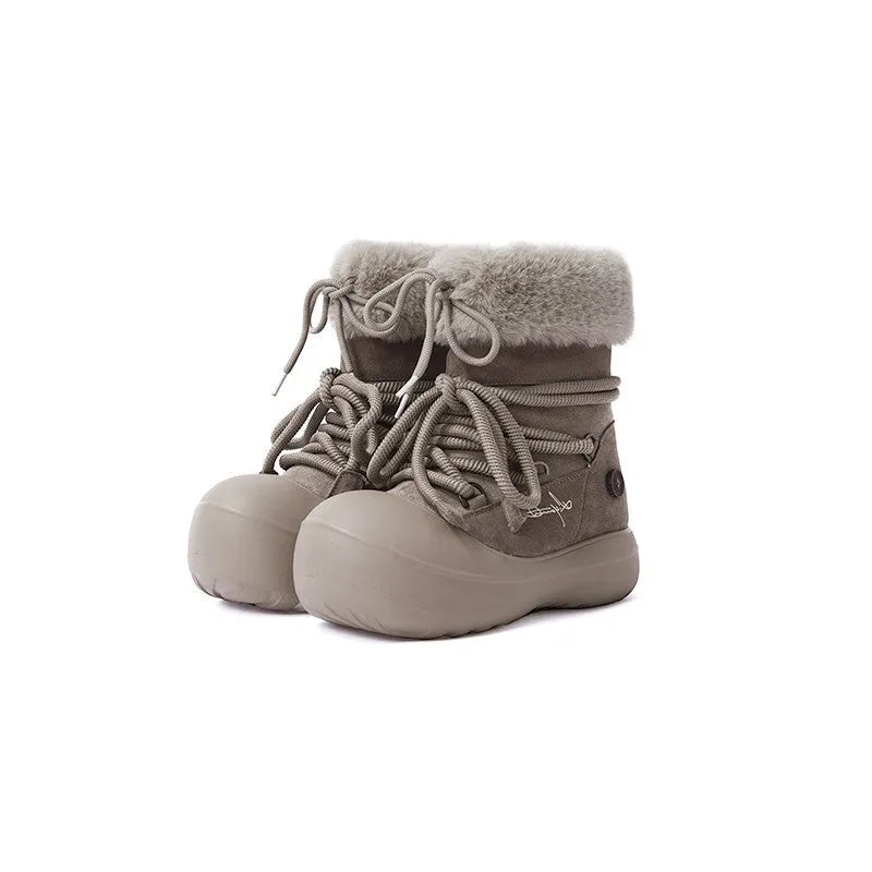 Plush Snow Boots