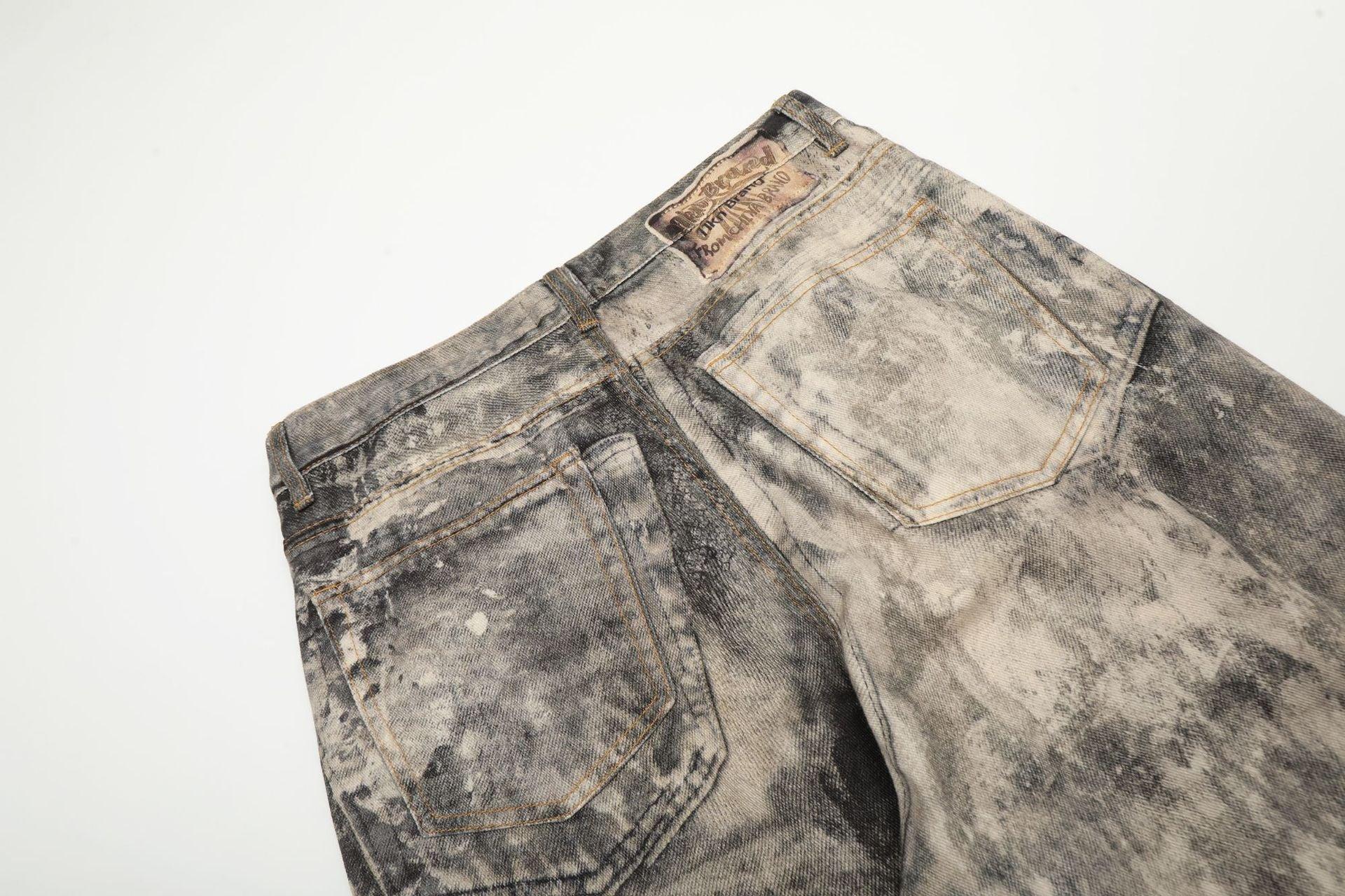 Low Waist Camo Jeans - Keystreetwear