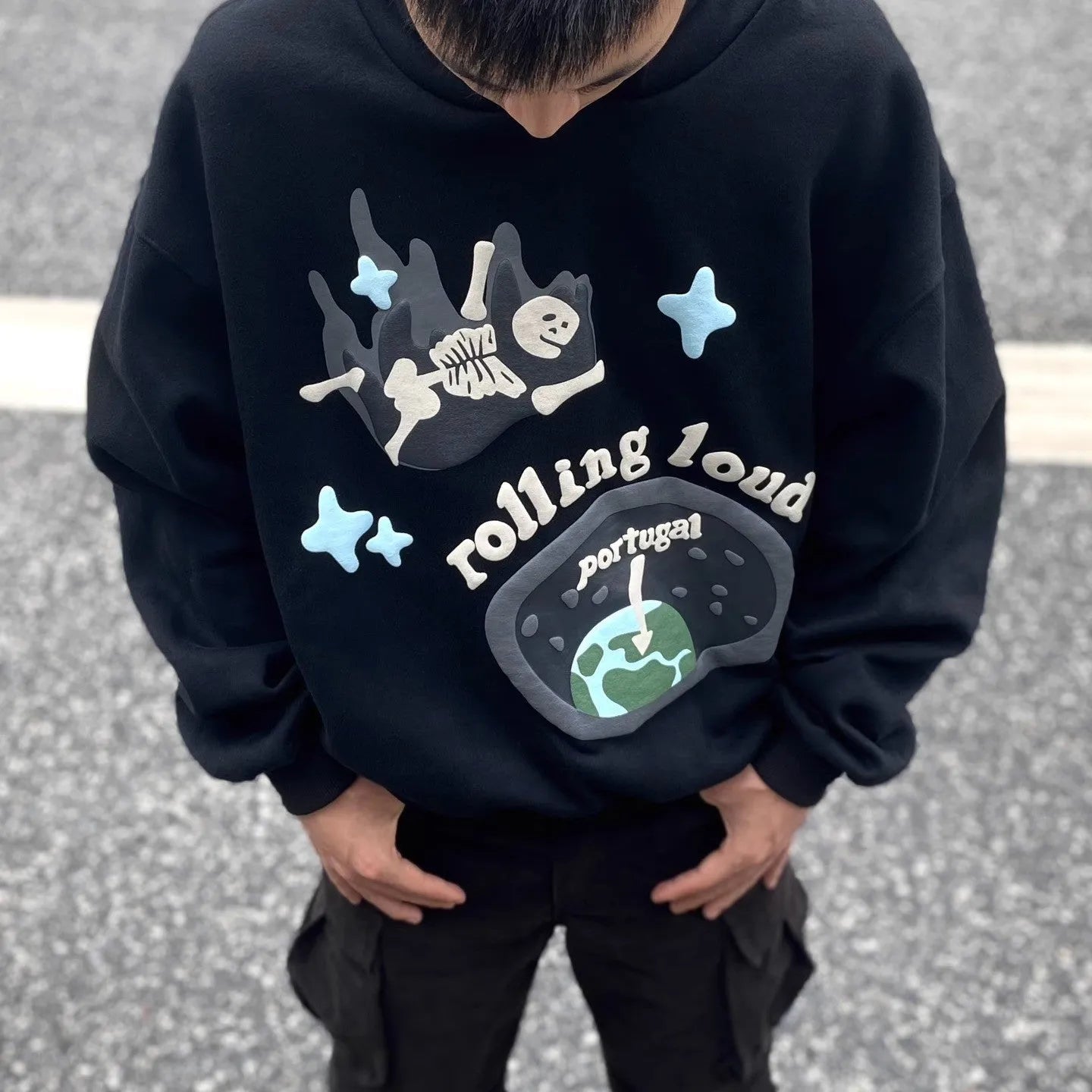 Foam Print Hoodie