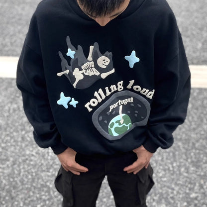 Foam Print Hoodie