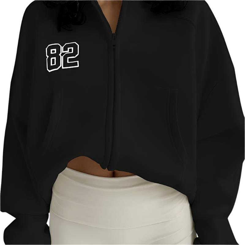 82 Embroidery Cardigan Hoodie