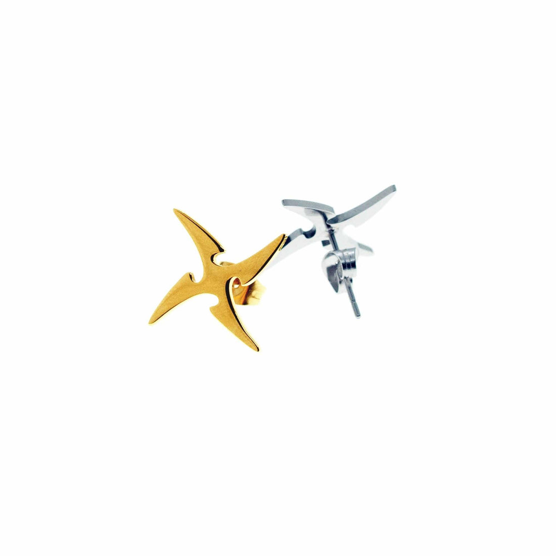 LURS Shuriken Stud Earring (2 Colors) - Keystreetwear