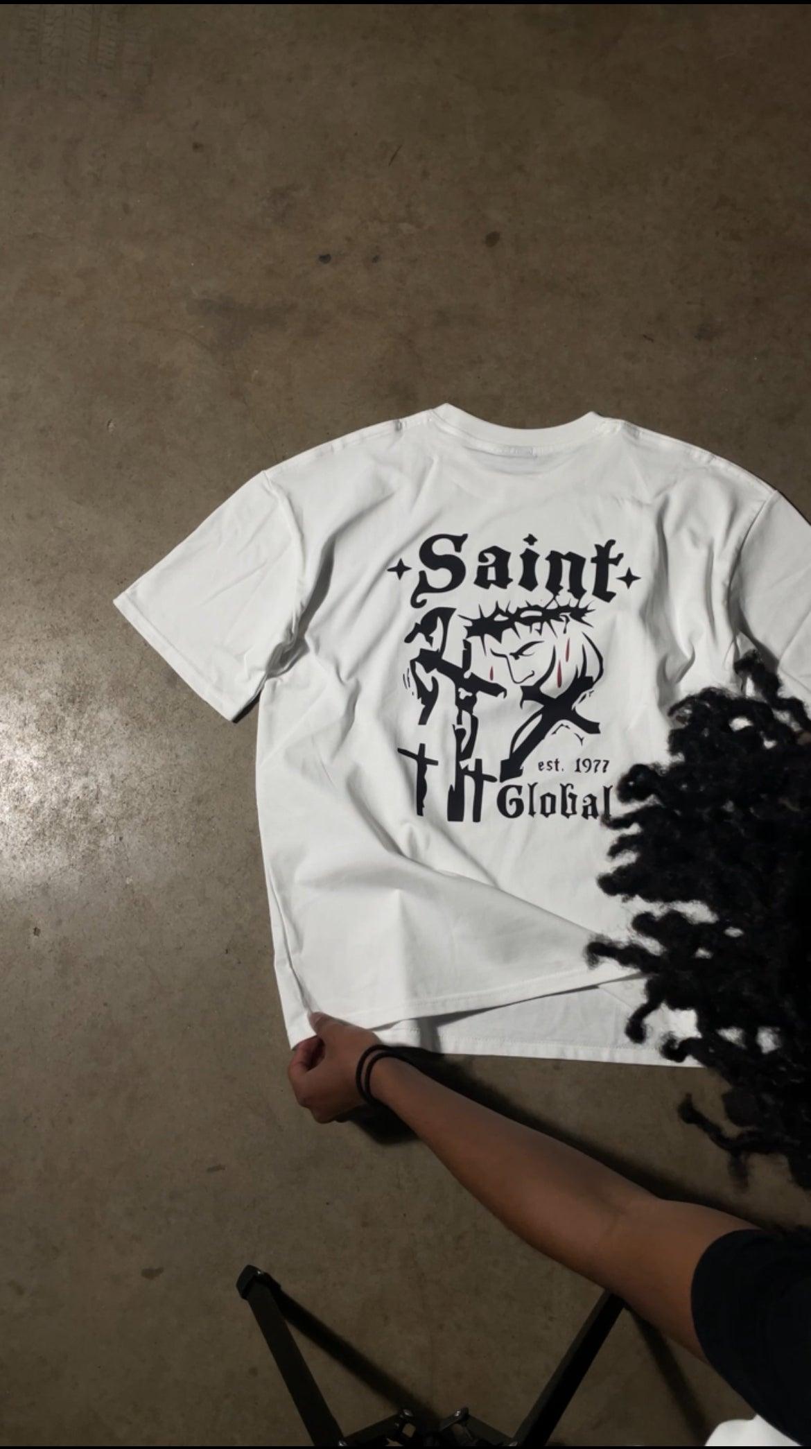 Heavyweight Saints Global Tee - Keystreetwear