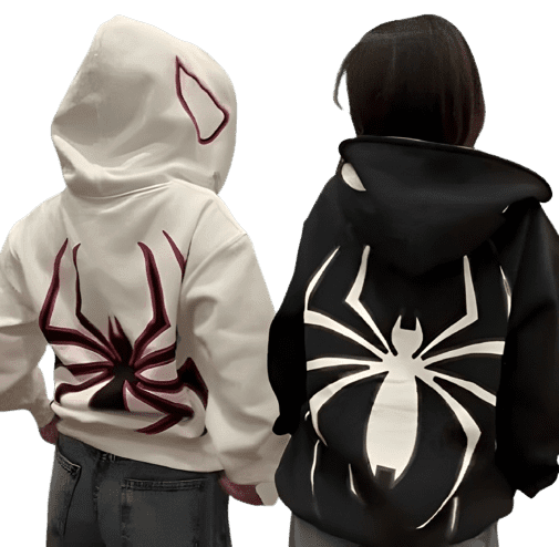 Y2K Spiderman Zip Up V2 - Keystreetwear