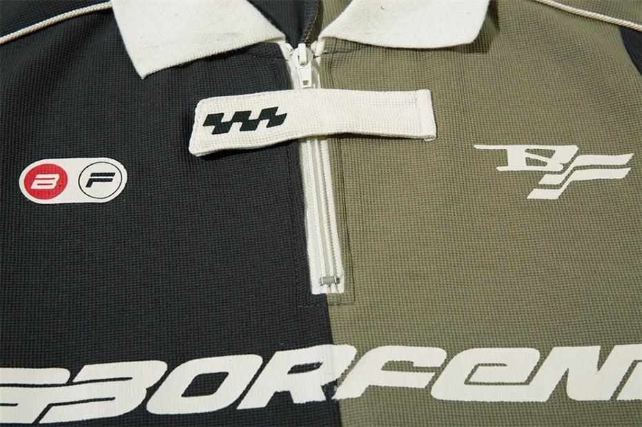 BORFEND Stripe Sports Jersey - Keystreetwear