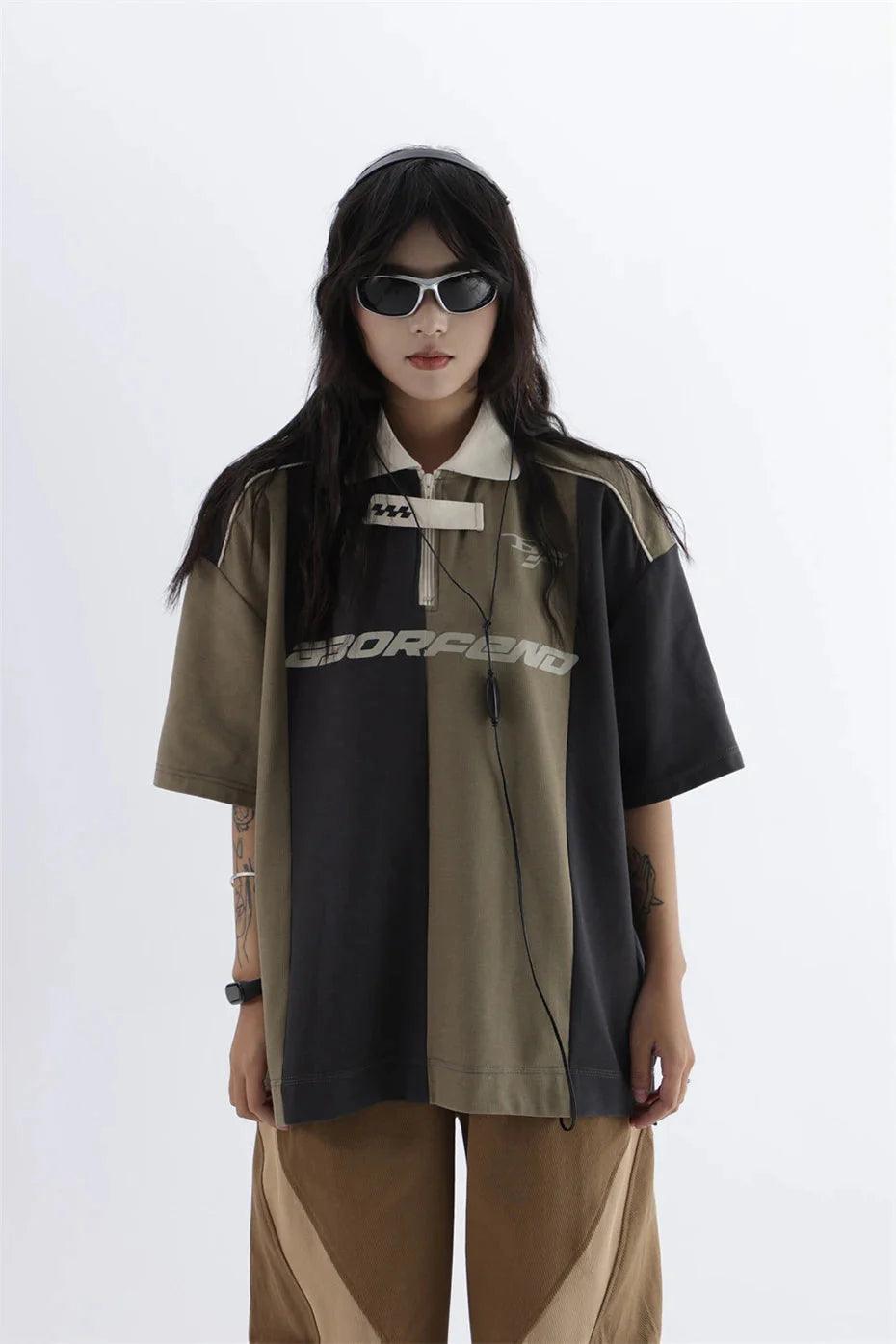 BORFEND Stripe Sports Jersey - Keystreetwear