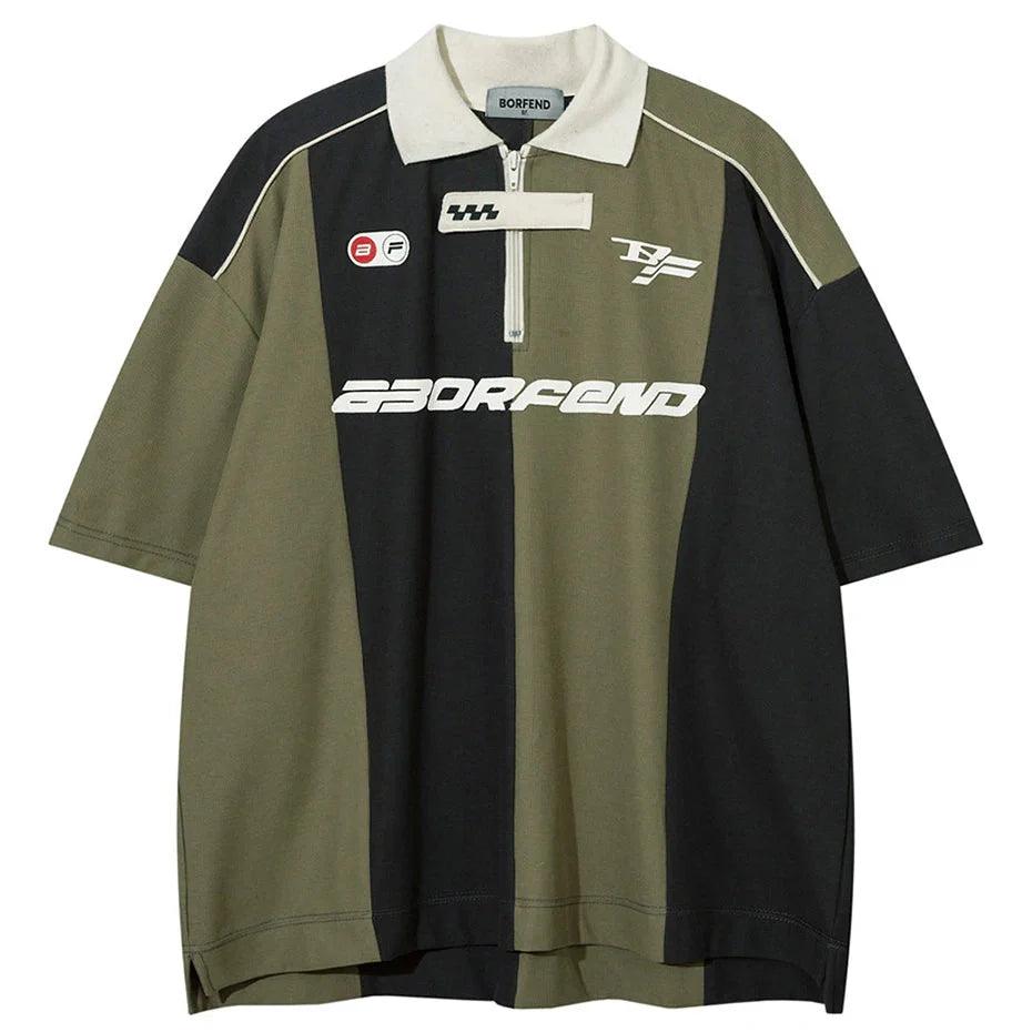 BORFEND Stripe Sports Jersey - Keystreetwear