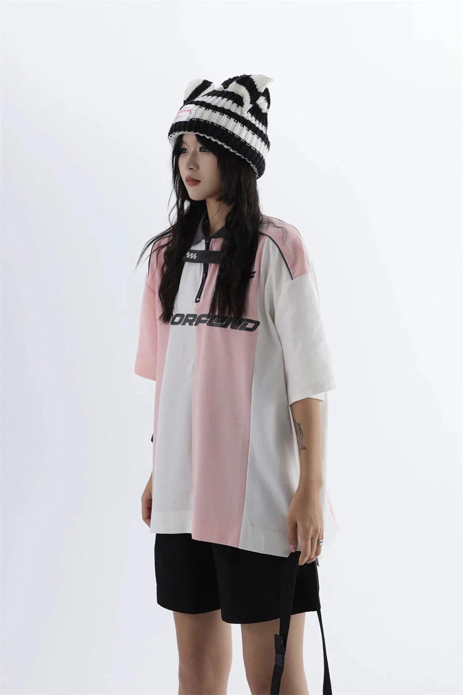 BORFEND Stripe Sports Jersey - Keystreetwear