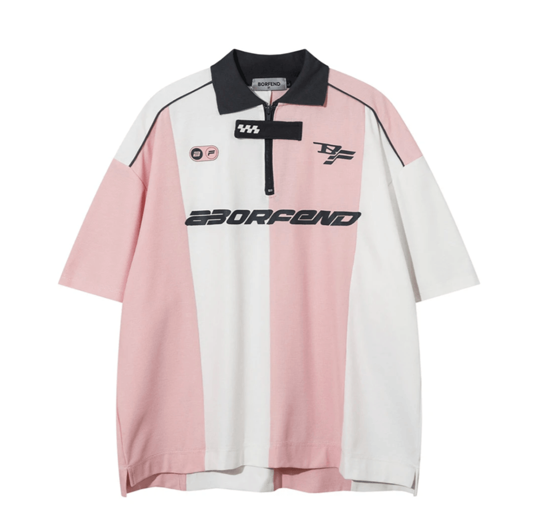 BORFEND Stripe Sports Jersey - Keystreetwear